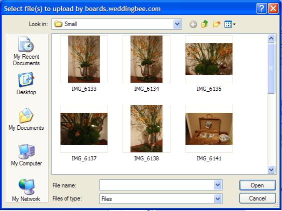 Please read re: photo uploads! :  wedding wb tips Multfile3