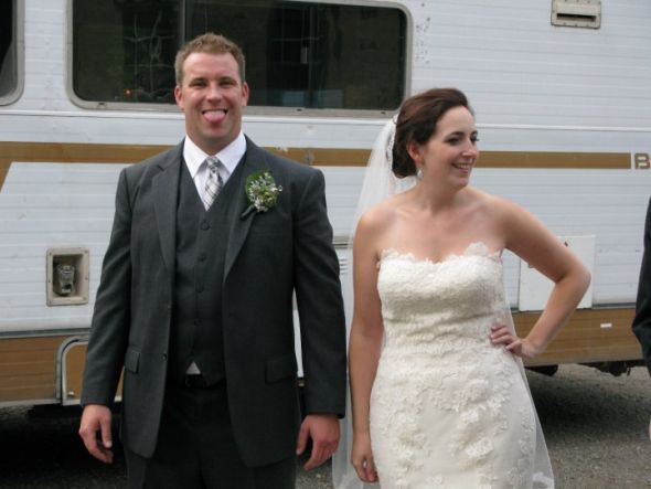 The most amazing perfect day of my life. I'm a Mrs!! (loads of photos) :  wedding recap wedding diy table setting tent Receiving Line