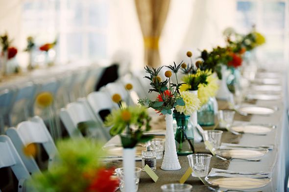 Who is using milk glass vases? Post your pics/inspirations! :  wedding Milk Glass Vase Example
