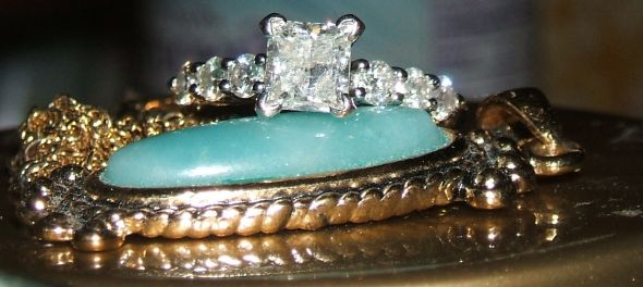 Anyone else have a princess cut? Show Me!!! : wedding rings Monkeys 014