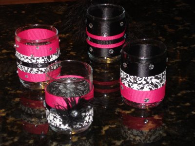 Black And Pink Wedding Theme. Hot pink amp; Black Damask