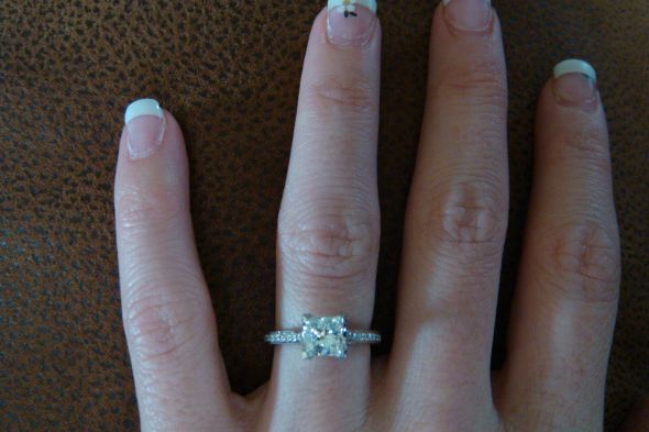 1 Carat princess solitaire? :  wedding 1 carat princess ring 11