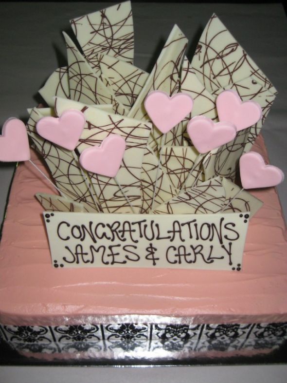 Cupcakes?!? Who has them? :  wedding Heart Cake Topper