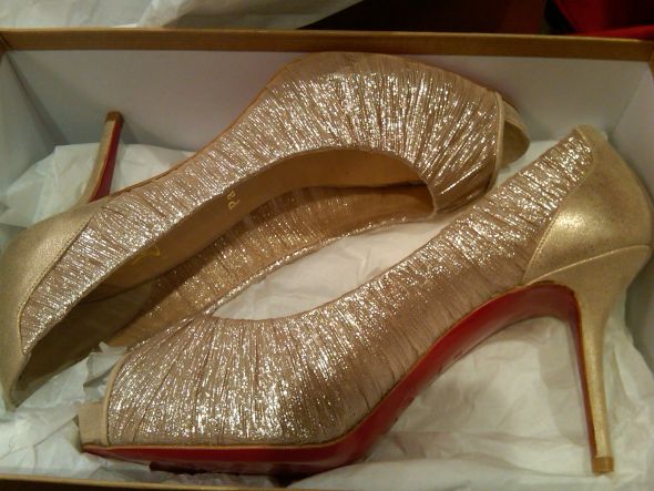 finally. got. my. louboutins!!!!! :  wedding christian louboutin shoes IMG00177 20100719 1745
