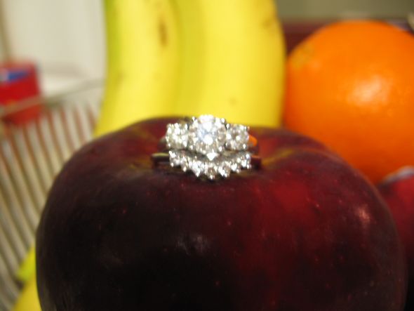 Let's give our rings some love :  wedding engagement rings diamonds IMG 1548