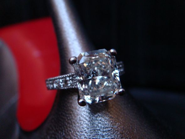 Asscher or Radiant? :  wedding asscher radiant diamonds DSC02497