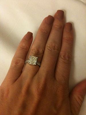 is 3.4 carats too big? :  wedding Ring3