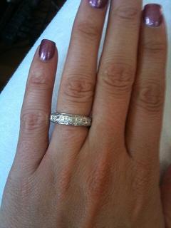 Showing off my ring...what do you think? :  wedding Rings2