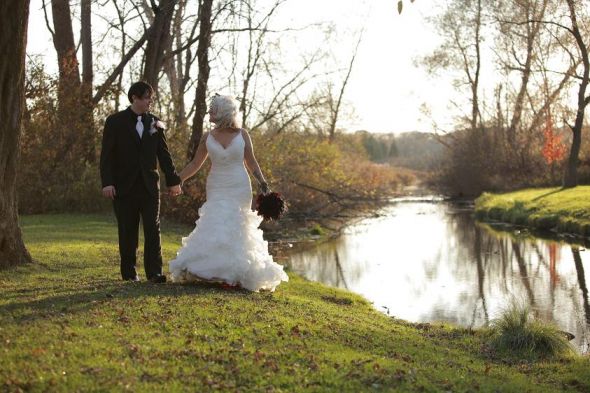 Teaser photos from our 10/30 wedding! :  wedding Couple