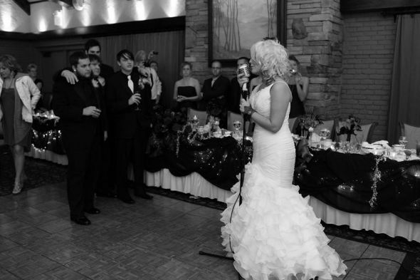 Teaser photos from our 10/30 wedding! :  wedding Singing