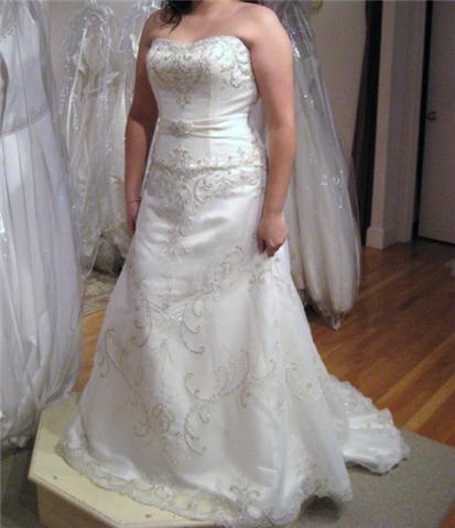 Wedding Dress Decision :  wedding wedding dress casablanca 1878 sophia tolli francesca decisions Dress