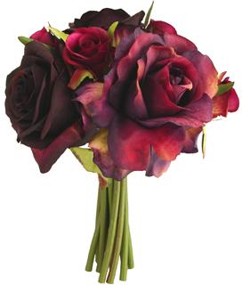 Confetti Rose Bouquet in Eggplant
