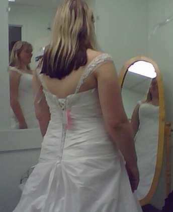 Finally .. First fitting (with pics!) :  wedding dress Artsy Small