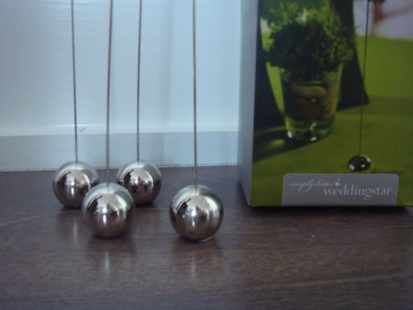 For Sale - 24 Silver Wire Table Number Holders : wedding reception table number holders signs stands Holders