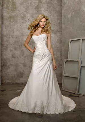 Help! Can't decide between two dresses!! :  wedding dress mori lee maggie sotterro outdoor wedding MoriLeeFront