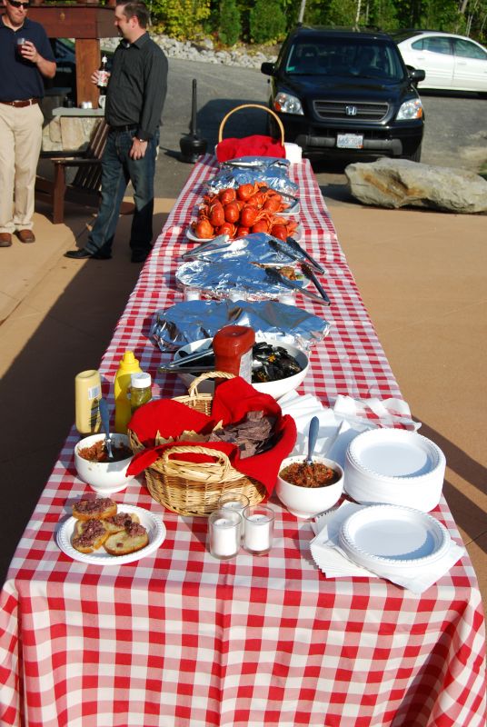 Guest pics of our 9/4/11 wedding including venue, rehearsal dinner and wedding! :  wedding rehearsal dinner lobster maine DSC 7764