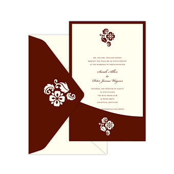 We got our DIY invitations kit from Michaels! :  wedding invitations white michaels Invitations