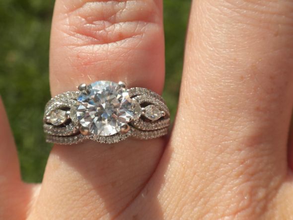 What's up with the stacked wedding rings? :  wedding engagement ring 151