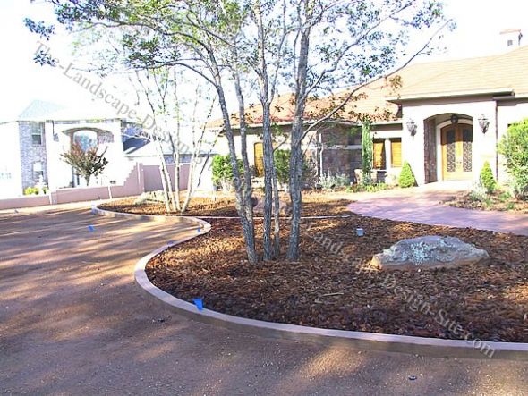 Front yard landscaping, looking for input. : wedding Design7 Front Mulch Flower Bed