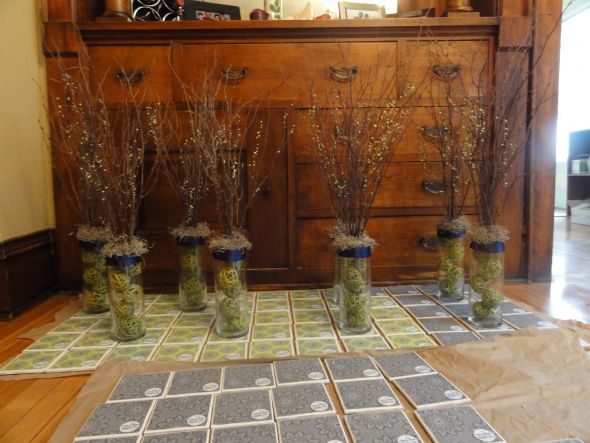 Show me your centerpieces with branches! (yours or inspiration pics!) :  wedding DSC00946