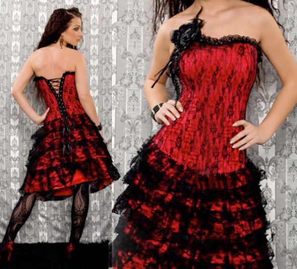 NWR: Is this dress too lingerie-ish? :  wedding Corset Dress 2
