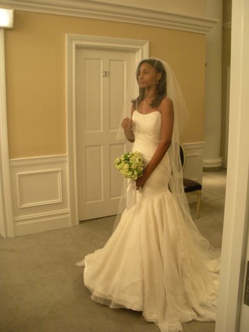 Petite Brides...with drop wait dresses! :  wedding drop waist petite My Gown1
