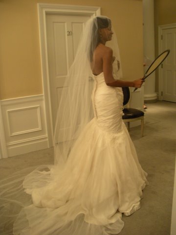 Petite Brides...with drop wait dresses! :  wedding drop waist petite My Gown4