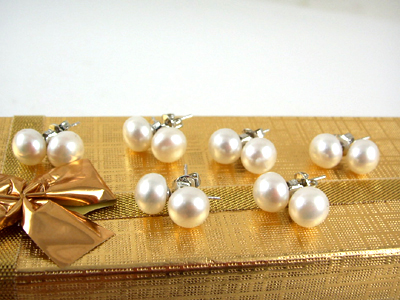 For Sale: Pearl and rhinestone headband, Long line bra and bridesmaid jewelry :  wedding bridesmaid jewelry bra headband head band pearl earrings bracelet Earrings