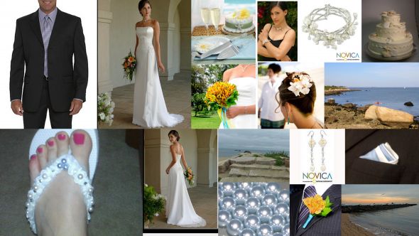 anyone else doing a beach wedding?? :  wedding Wedding Inspiration