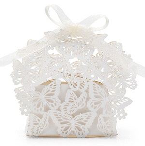 Help with selecting my favors :  wedding butterfly double happiness favor Whitebutterflybox