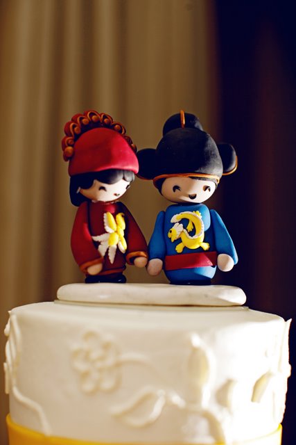 Our Custom Cake Topper :  wedding cake Terri John 1735