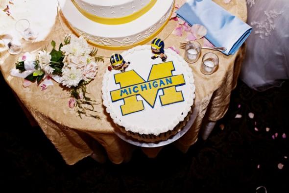 U of M Grooms Cake :  wedding univ of michigan grooms cake 1 cake Terri John 1741