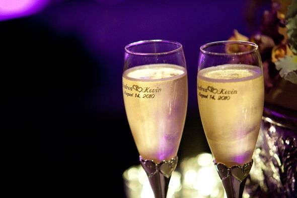Toasting Flutes: Worth It? Pics Please! :  wedding reception registry flutes toasts NG 252