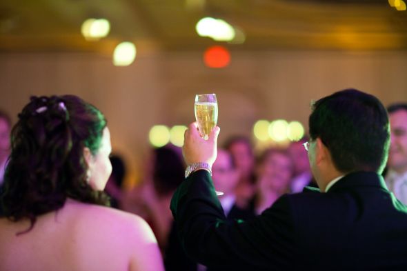 Toasting Flutes: Worth It? Pics Please! :  wedding reception registry flutes toasts PM 557