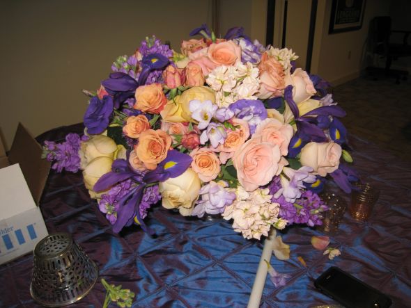 sample table :  wedding decor flowers settings Table 003
