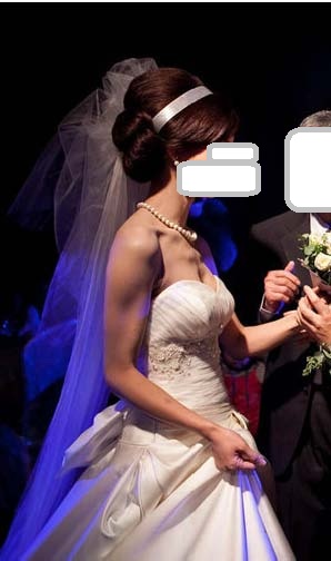 ribbon headband... pictures anyone?! :  wedding Ribbon Hair2v
