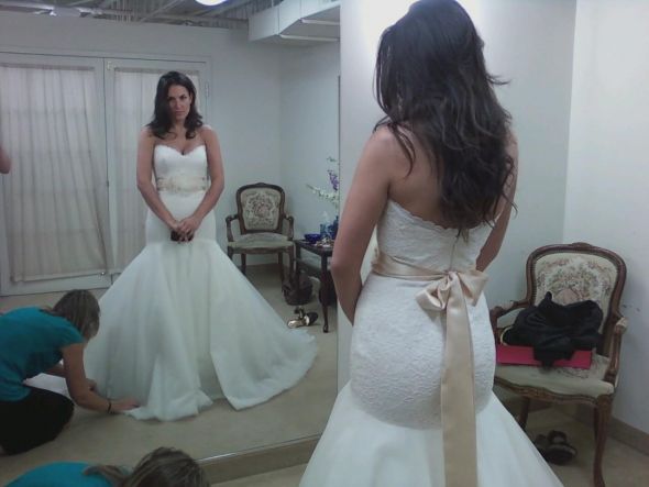 Pics Inside...  I want to see your Trumpet/Mermaid Gown!  =) :  wedding mori lee 2512 1 mariposa boutique mariposa mermaidtrumpet trumpet mermaid corset fitted Front Back