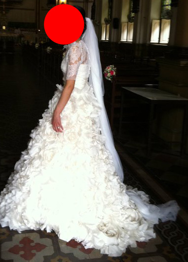 Lace jacket/bolero : wedding jacket bolero lace white ivory ceremony dress reception Church Jacket3