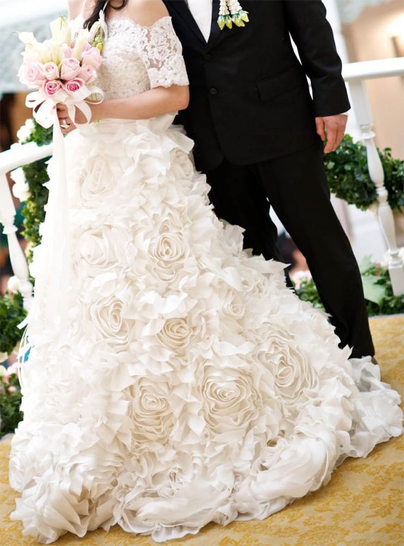 Lace jacket/bolero : wedding jacket bolero lace white ivory ceremony dress reception Reception Jacket2