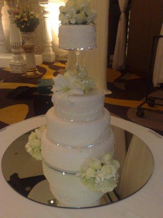 wedding Flower On Top bling bling wedding cake wedding Rhinestone