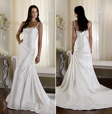 My Ivory Dress :  wedding trying to match grooms tux to my ivory dress The One
