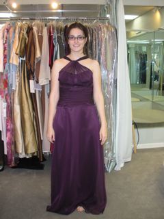 Would this bridesmaid dress color overpower my gown? :  wedding Purple BM Color