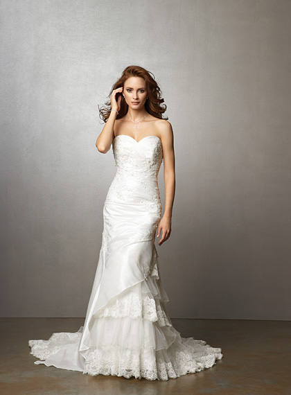 Madison Sweetheart, Mermaid, Lace Gown : wedding madison sweetheart mermaid lace 123