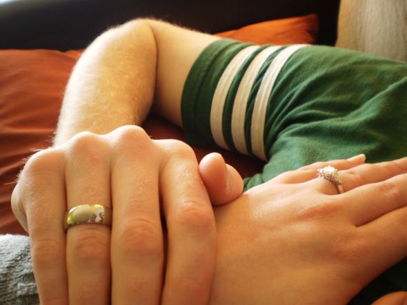 Man-gagement Ring! :  wedding Ourhands