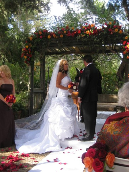 Let's see your outdoor ceremony backdrops altar decorations wedding IMG 