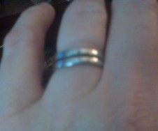 Show us your NON blingy, earthy (or not earthy) wedding rings! :  wedding hippie boho earthy IMG00170