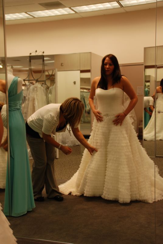 NEW DAVIDS BRIDAL DRESSES! :  wedding DSC 0422