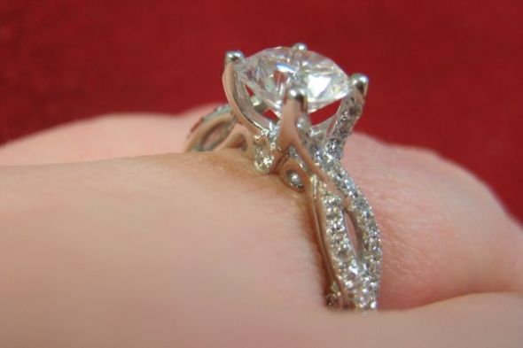 Moissante ring help! : wedding moissante ring Engaged3