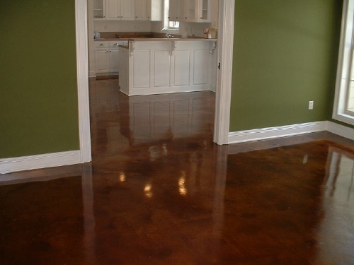 Hardwood, Engineered Hardwood, or Laminate :  wedding hardwood laminate floors family room dogs home wood Acid Stain House Umber1 786402