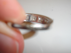 Scratched ring :( :  wedding rings DSC08933